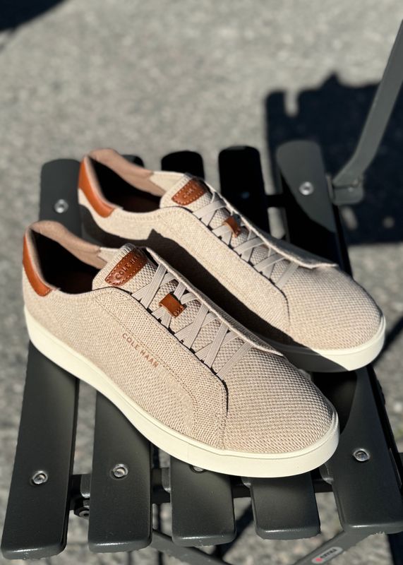 COLE HAAN - Men's GrandPro Luxe Slip-On Stitchlite Sneakers Oxford Tan