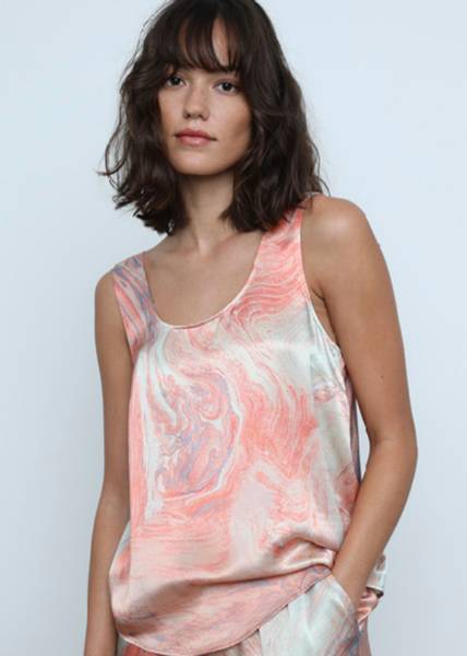 Bilde av RAILS - Ida Top Pastel Marble