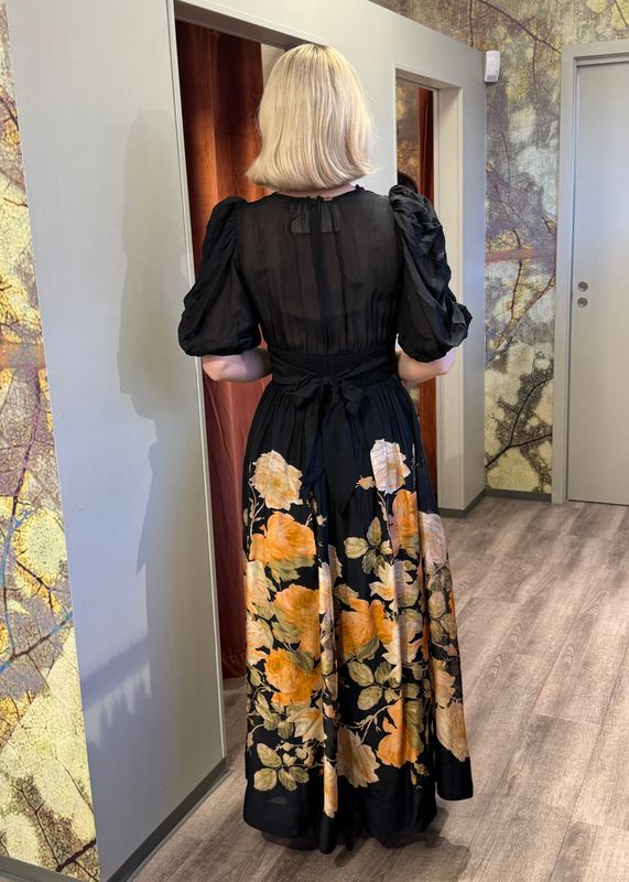 BYTIMO - Organza Gown Maxikjole Midnight Field 2710554 170 