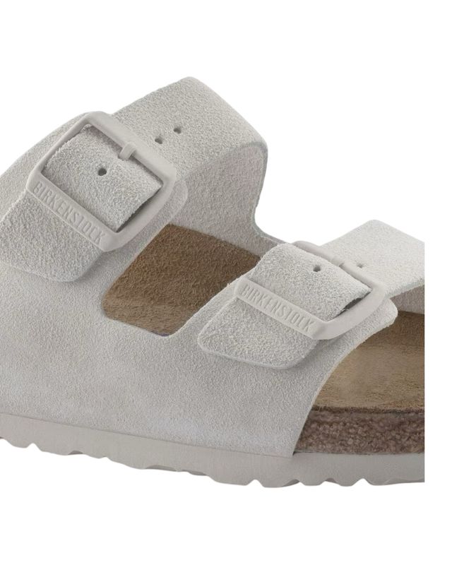 BIRKENSTOCK - W Arizona Sandal SFB Suede Antique White 1024516