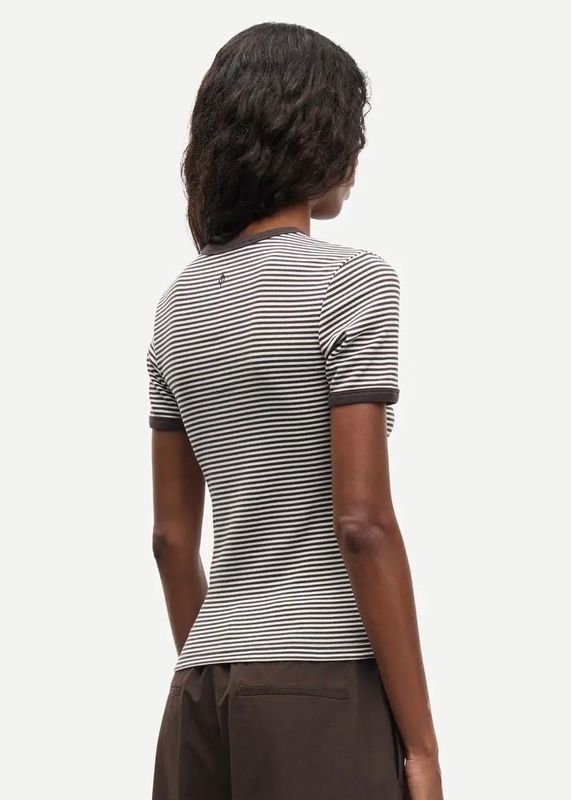 SAMSØE SAMSØE - W Salinas T-skjorte 7542 Mulch Stripe