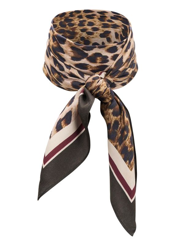 KATRIN URI - Leopard Silkeskjerf Multi 2530942