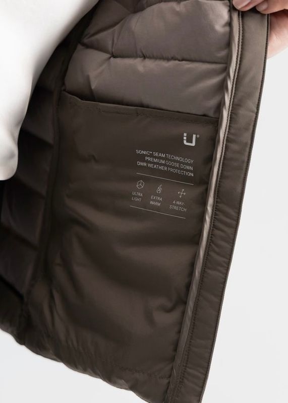 UBR - W Sirius Lettdun Jakke Driftwood