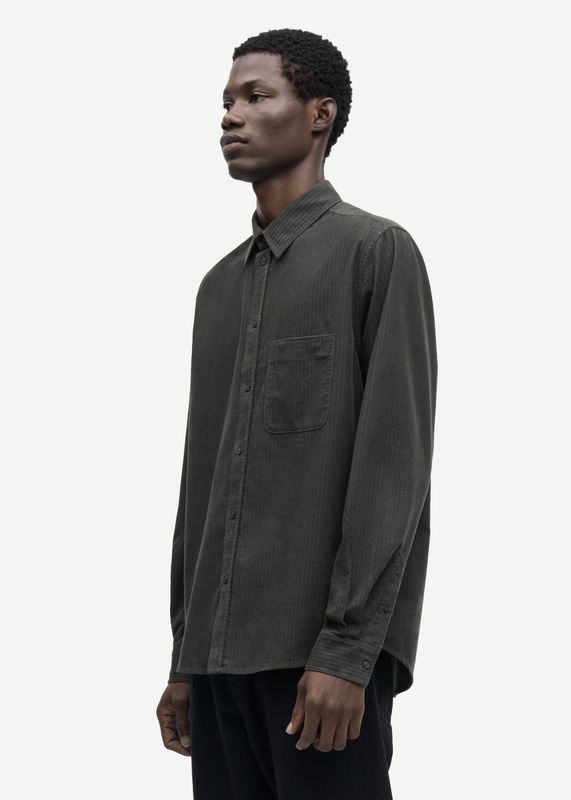 SAMSØE SAMSØE - Saryan J Skjorte 15708 Dark Evergreen