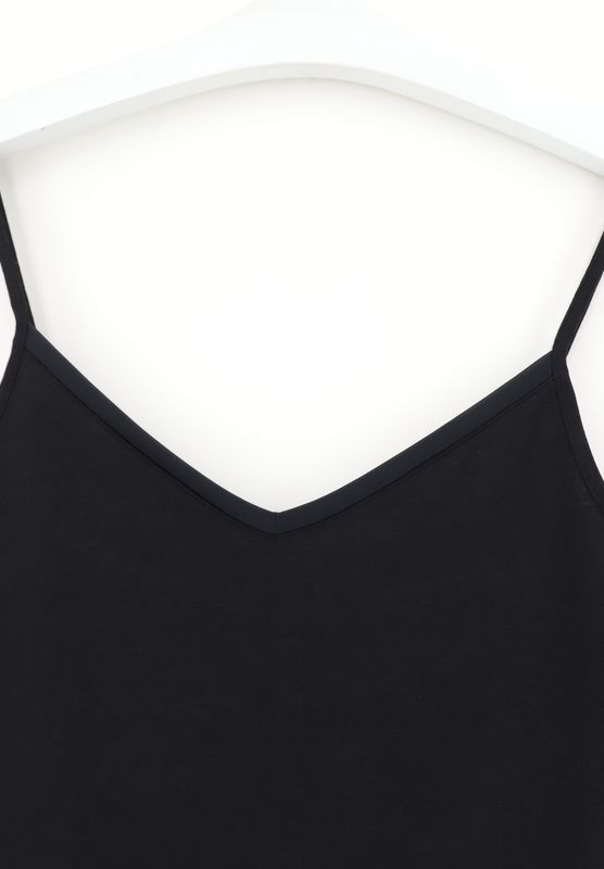 OROBLU - Perfect Line Cotton Top w/straps Black