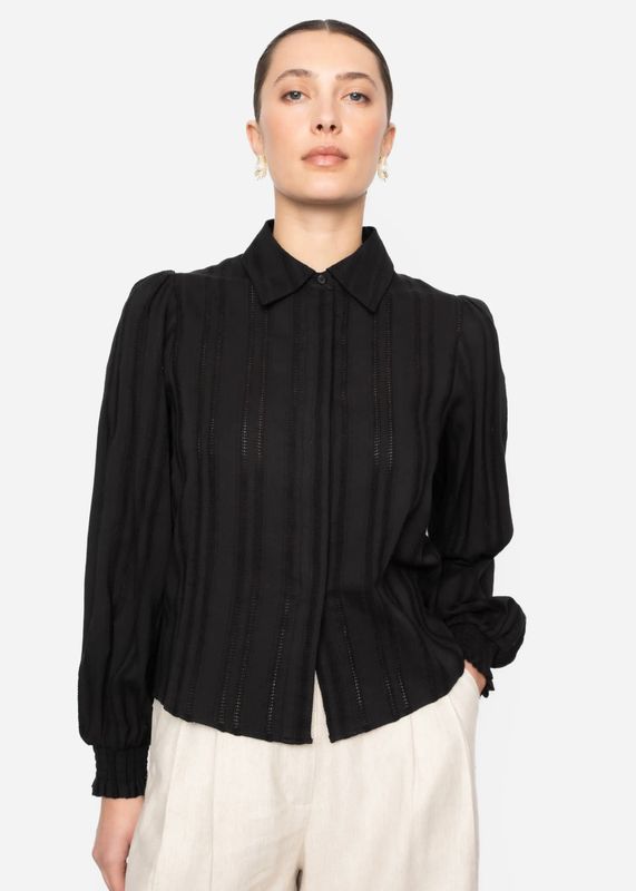 CAMILLA PIHL - Serafina Skjortebluse Black 