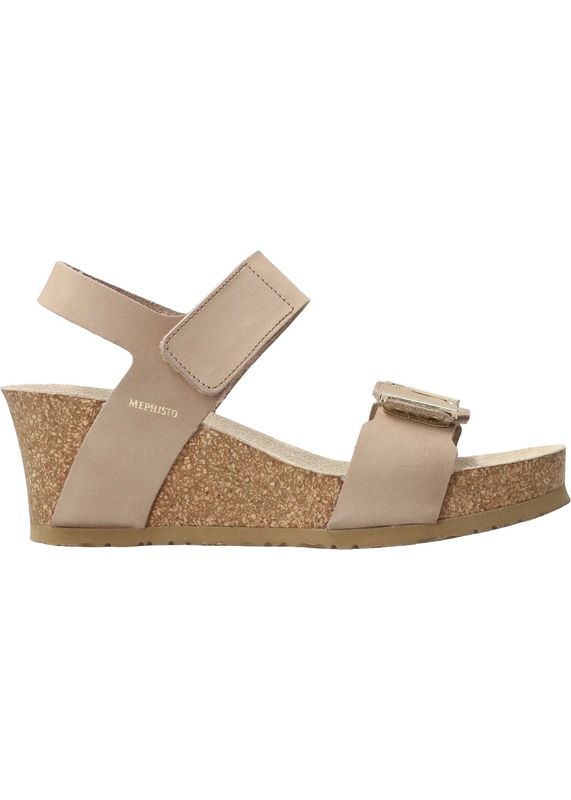 MEPHISTO - Leonore Wedge Sandal P5149225 Light Taupe