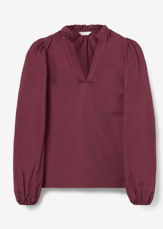 CAMILLA PIHL - Infinity Bluse Dark Red 