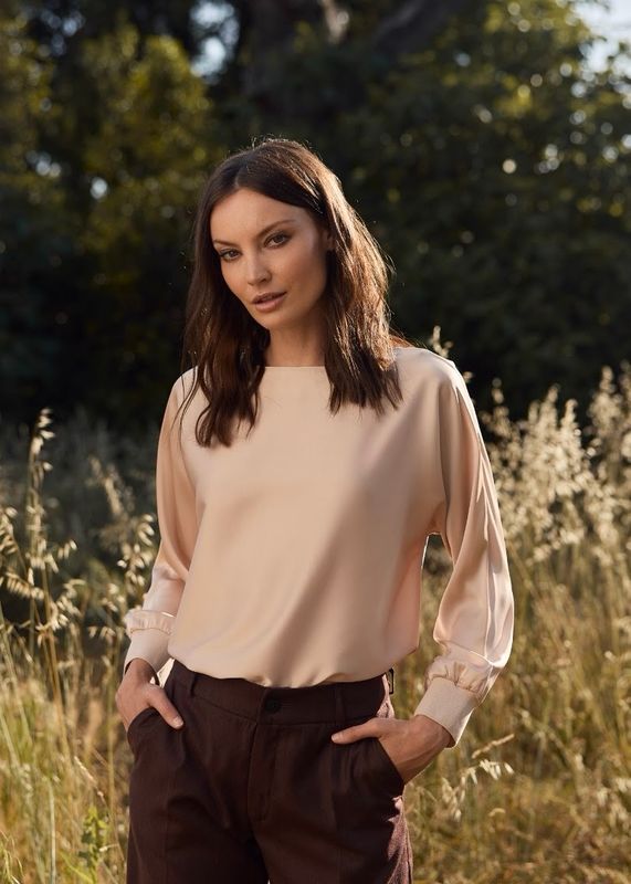 RICCOVERO - Gail Bluse Sandstone A611-211
