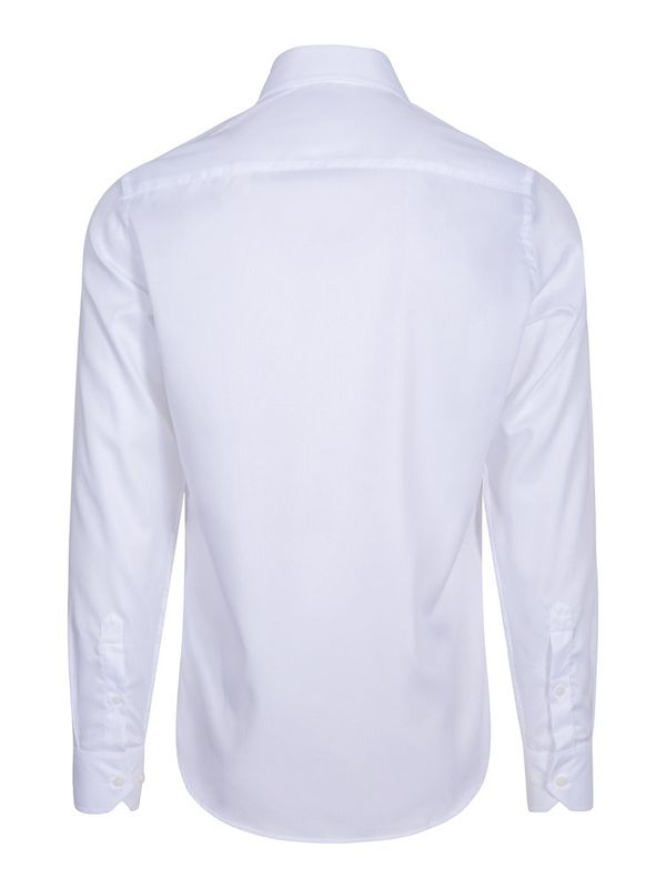 RICCOVERO - M Carlo Slim Skjorte C24-100 White