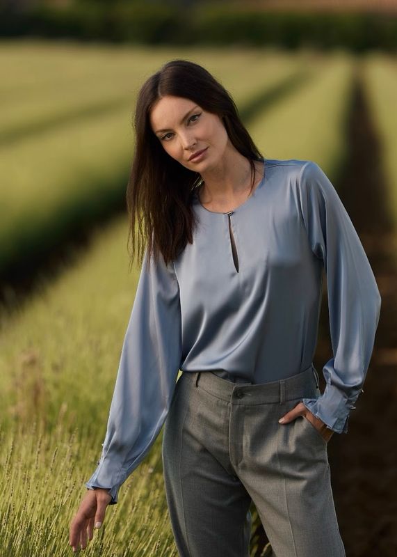 RICCOVERO - Millie Bluse Light Blue 520