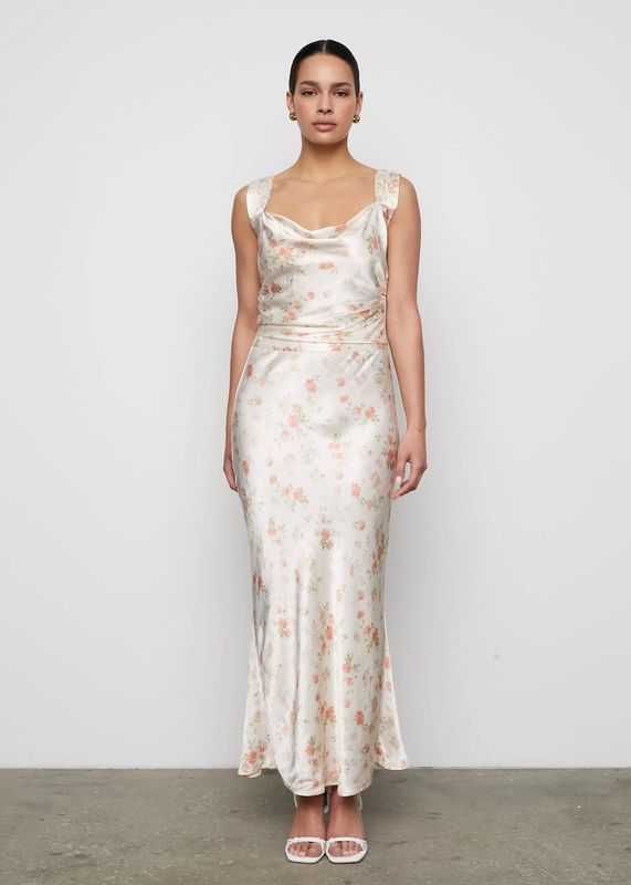 CAMILLA PIHL - Sirina Topp Peachy Rose Print