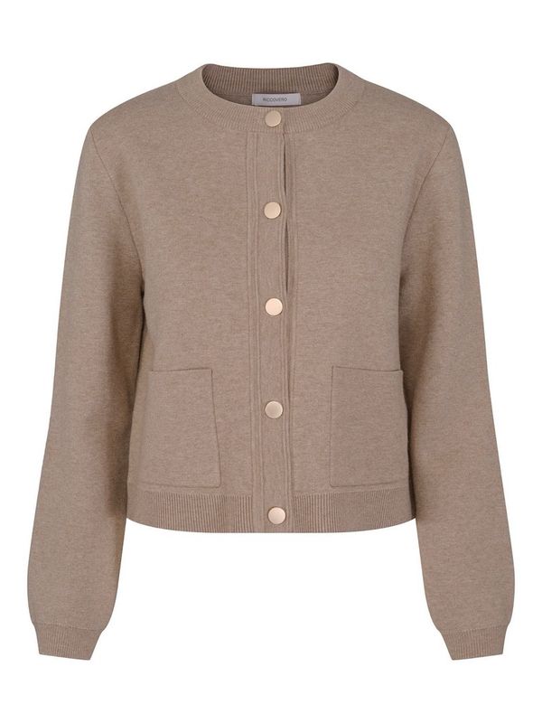RICCOVERO - W Maison Cardigan Beige Melange 220