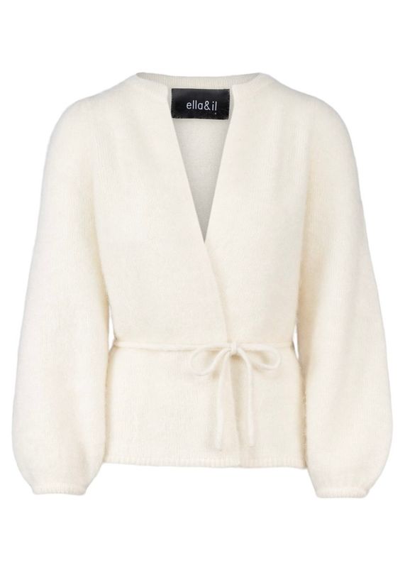 ELLA&IL - Fredrikke Chunky Cardigan Bright White