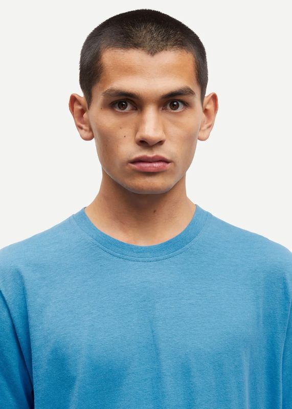 SAMSØE SAMSØE - Saadrian T-shirt 15516 Blue Jasper