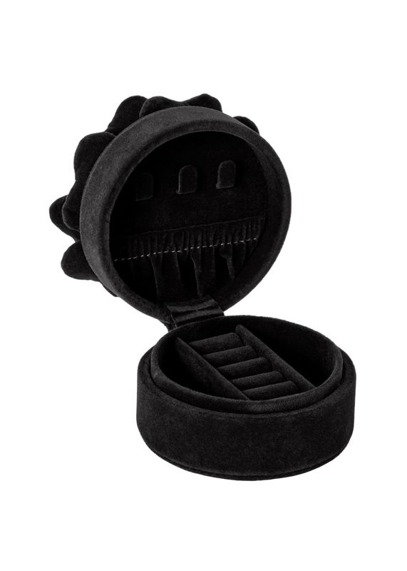 DAY ET - Velvet Flower Round Smykkeskrin Black 3255490955