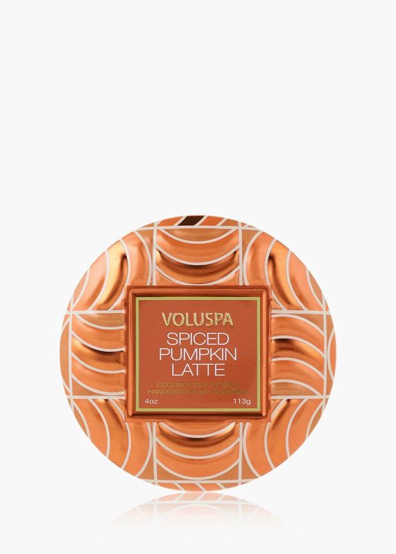 VOLUSPA - Spiced Pumpkin Latte Mini Tin Duftlys
