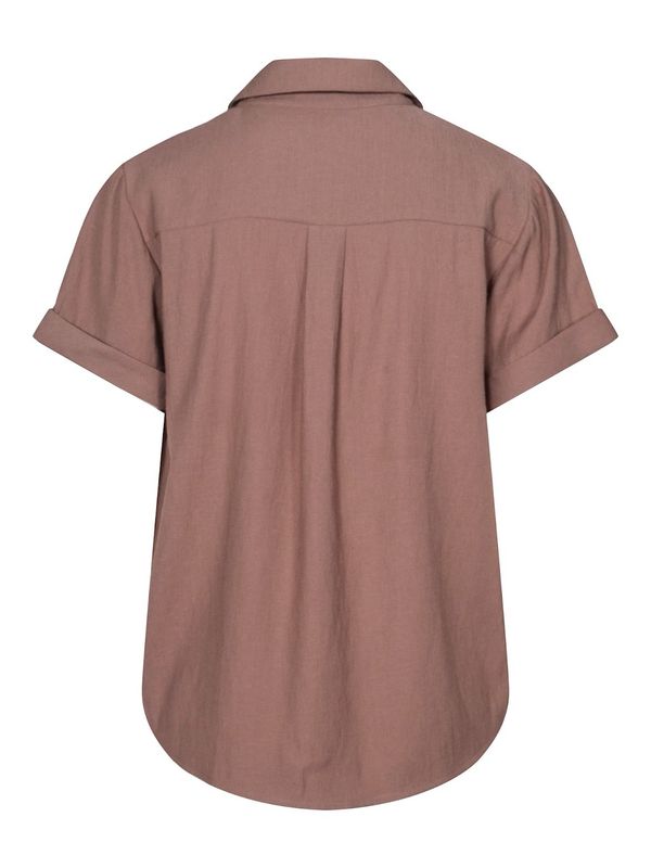 RICCOVERO - W Gin SS Skjorte Cappuchino 720