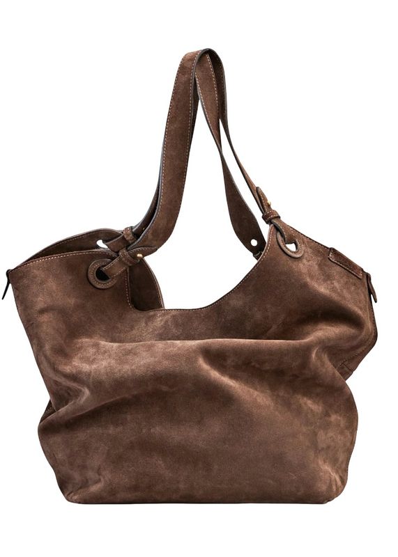 CALA JADE - Soho Skulderveske Umber Suede