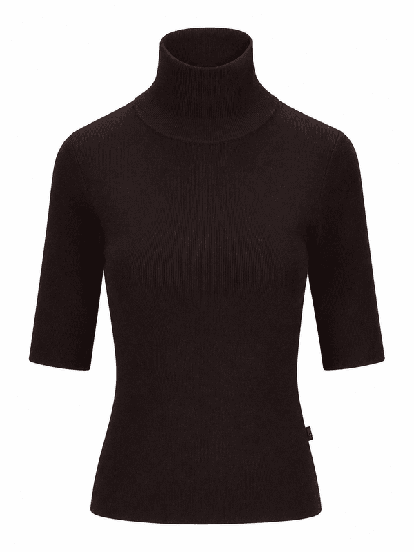 ELLA&IL - Melly Merino Pologenser Dark Brown