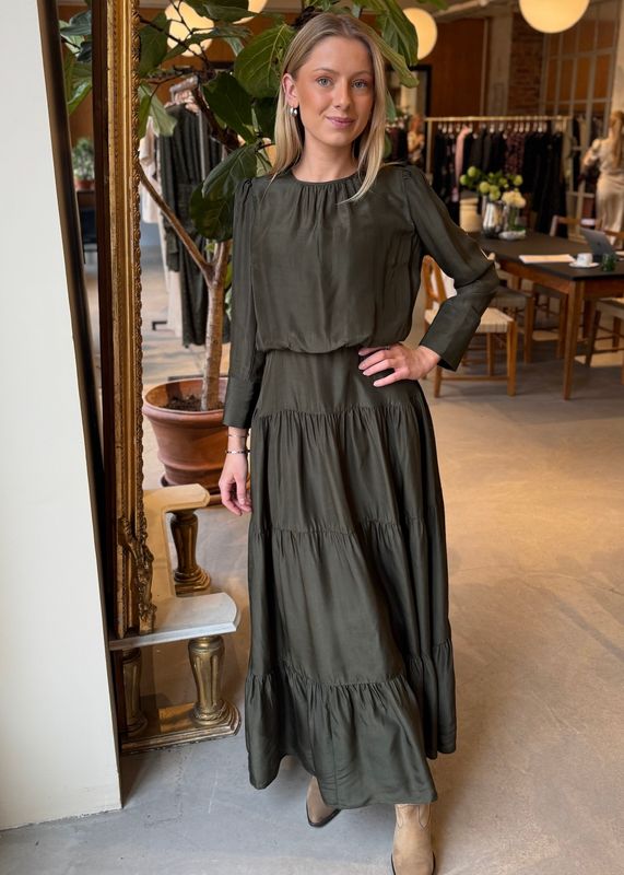 BYTIMO -  Organza Maxikjole Forest 2710614 056 