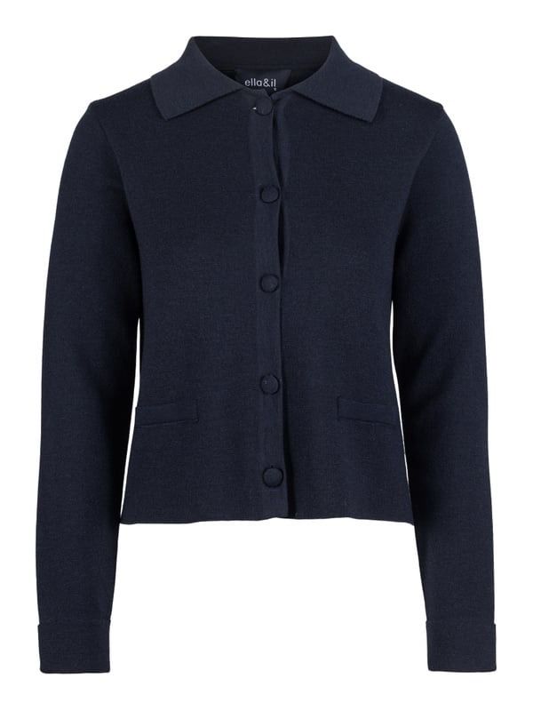 ELLA&IL - Ulla Merino Cardigan Navy