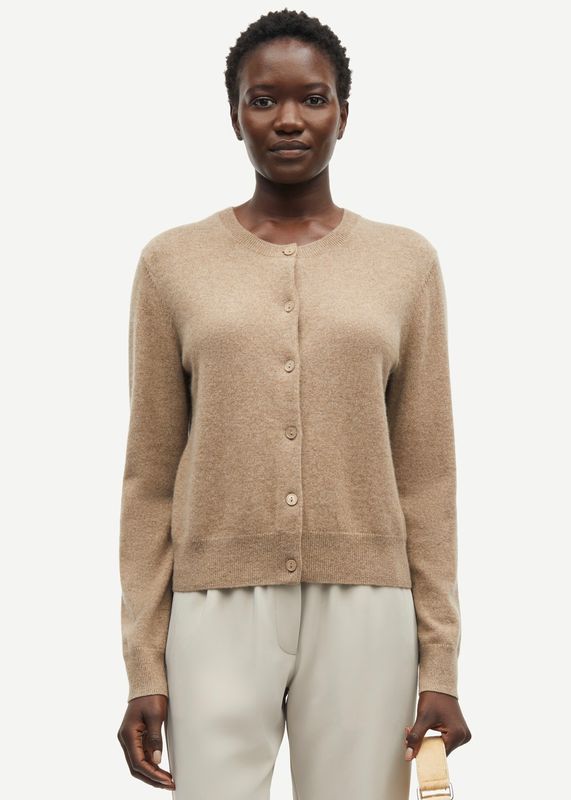 SAMSØE SAMSØE - W Saboston Cardigan 6304 Greige Mel.