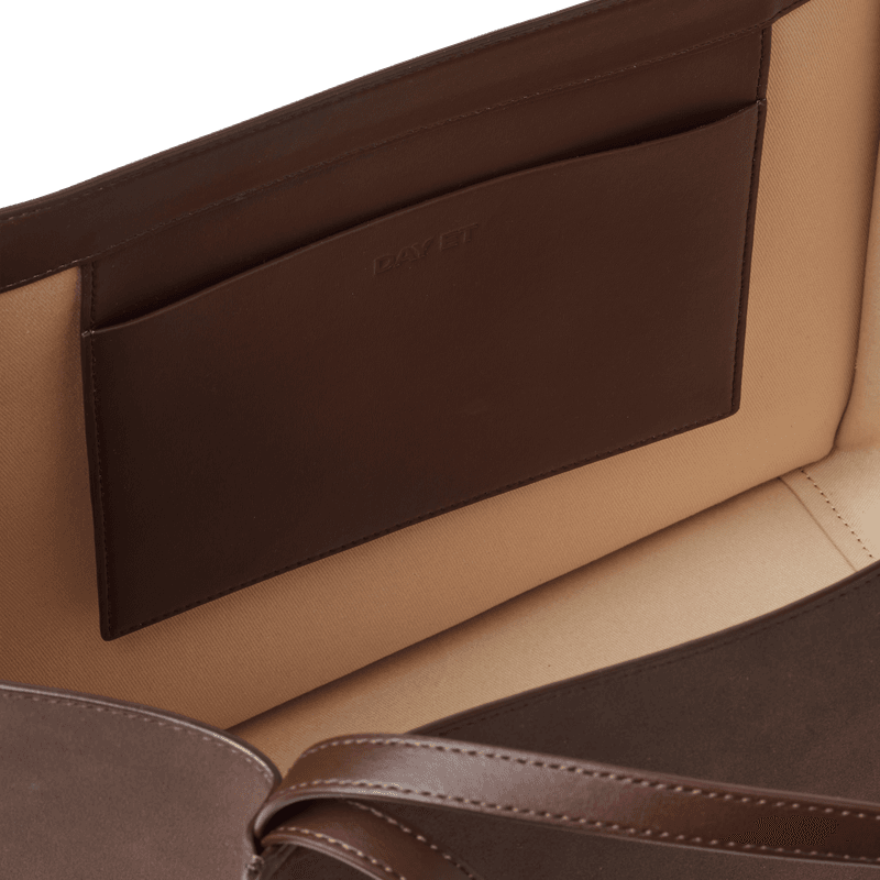 DAY ET - Imitation Suede Veske Coffee Bean 3261475611 10922