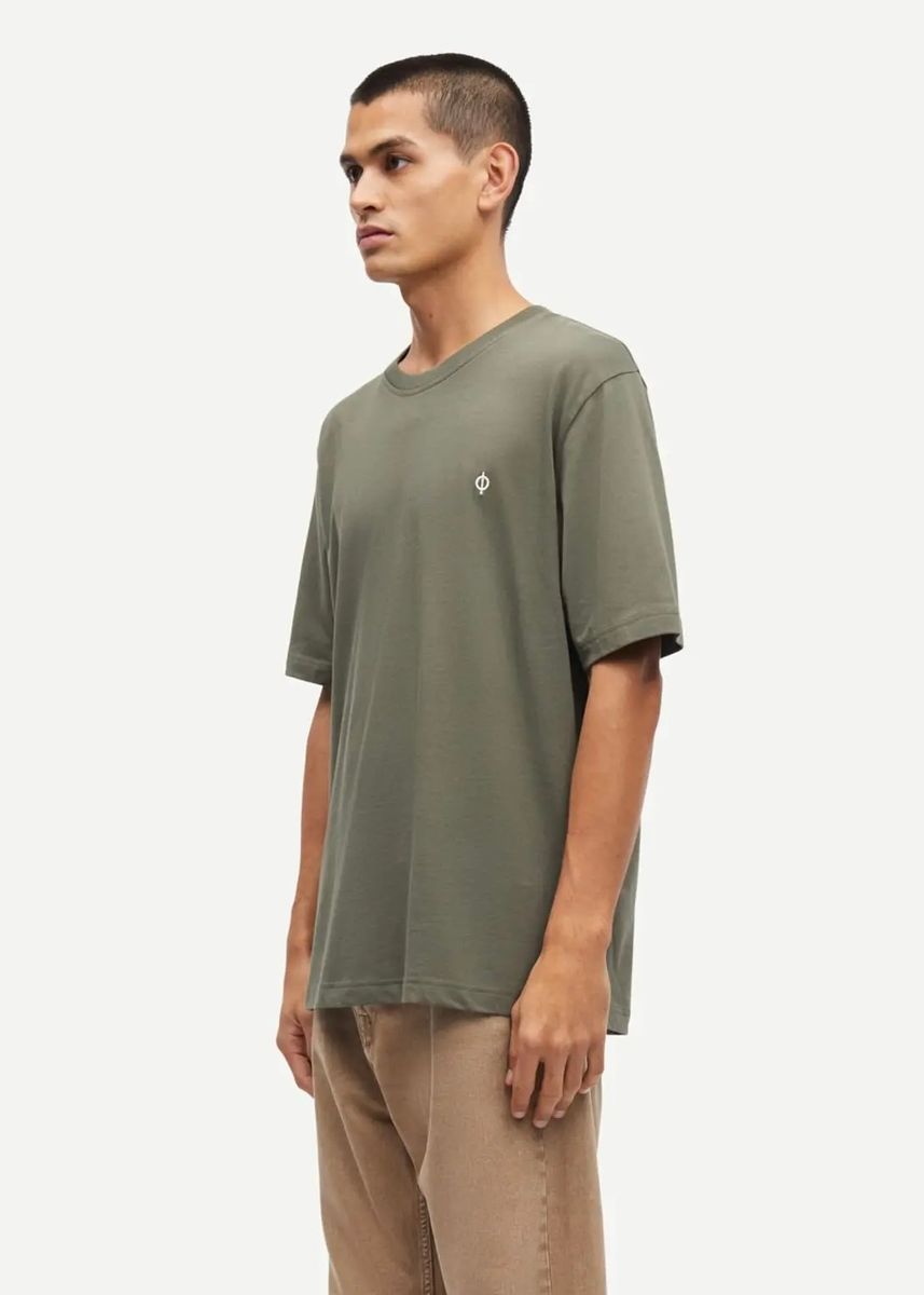 SAMSØE SAMSØE - Saotto T-skjorte 11415 Dusty Olive