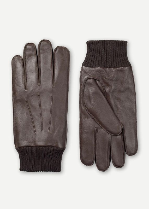 SAMSØE SAMSØE - M Hackney Skinnhansker Dark Brown