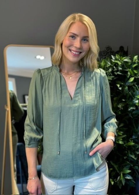Hovedbilde RICCOVERO - Amy Bluse Green ...
