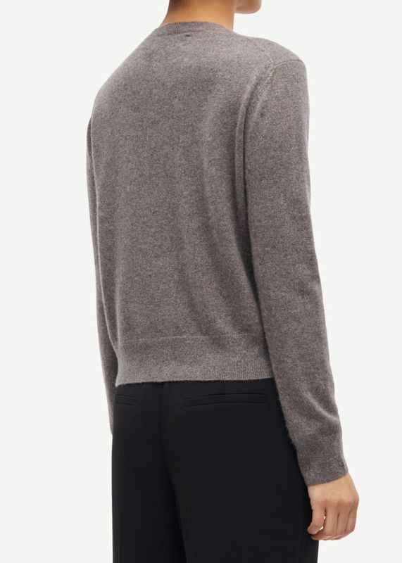 SAMSØE SAMSØE - W Saboston Cardigan Grey Blue Melange 6304