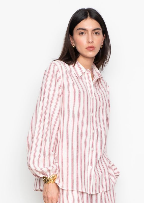 CAMILLA PIHL - Fable Skjorte Berry Stripe