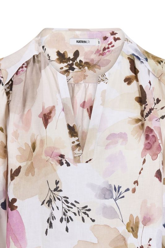 KATRIN URI - Rouge Clementine Bluse Multi Blush
