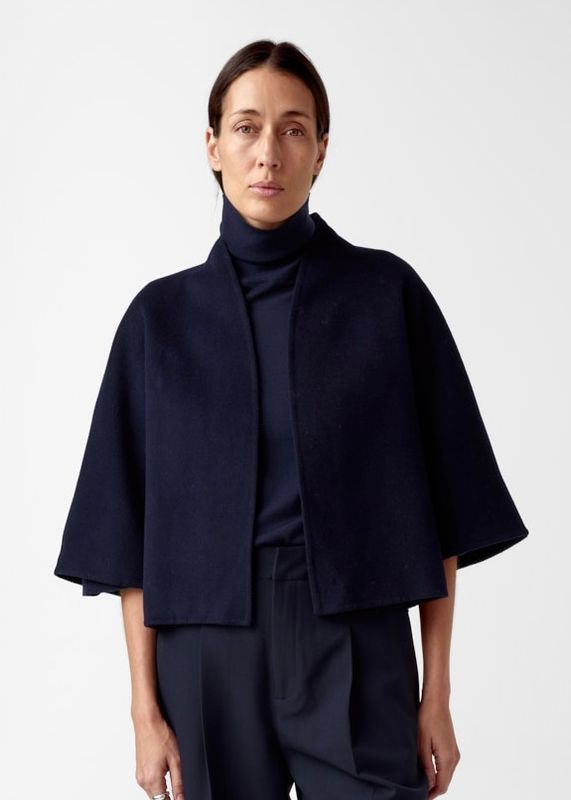 CHRISTIAN AKS - Kira Wool Jakke Navy